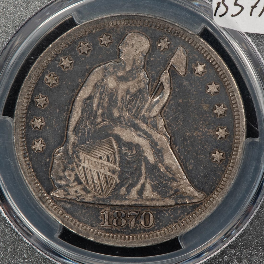 1870 $1 SEATED LIBERTY SILVER DOLLAR: 1870 $1 Seated Liberty Silver Dollar Brand/Mint: Philadelphia Year: 1870 Fineness: 0.9 Country of Origin: United States Accessories: None Accessories Notice: When purchasing pre-owned goods, pleas