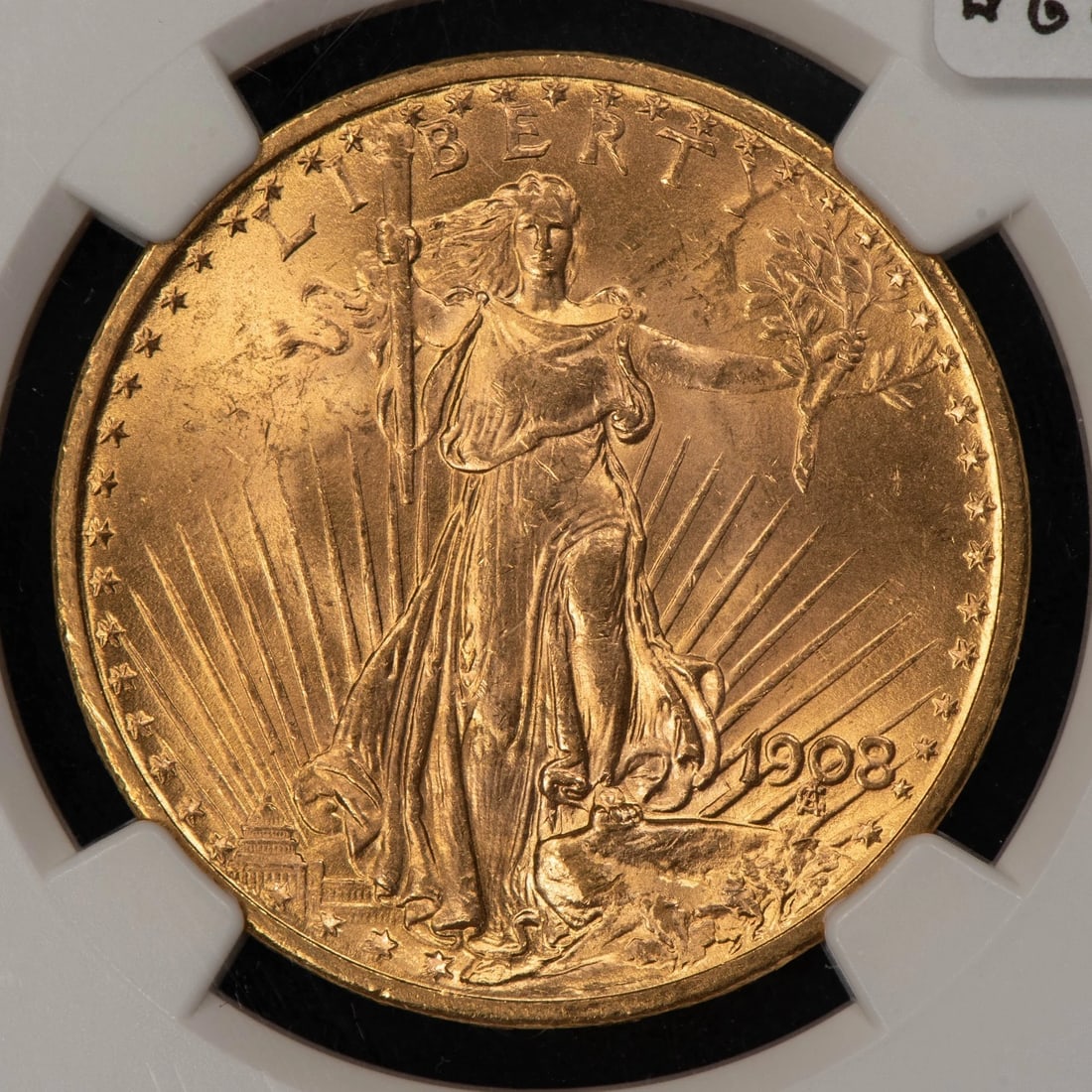1908 G$20 SAINT-GAUDENS GOLD DOUBLE EAGLE (1 of 2)