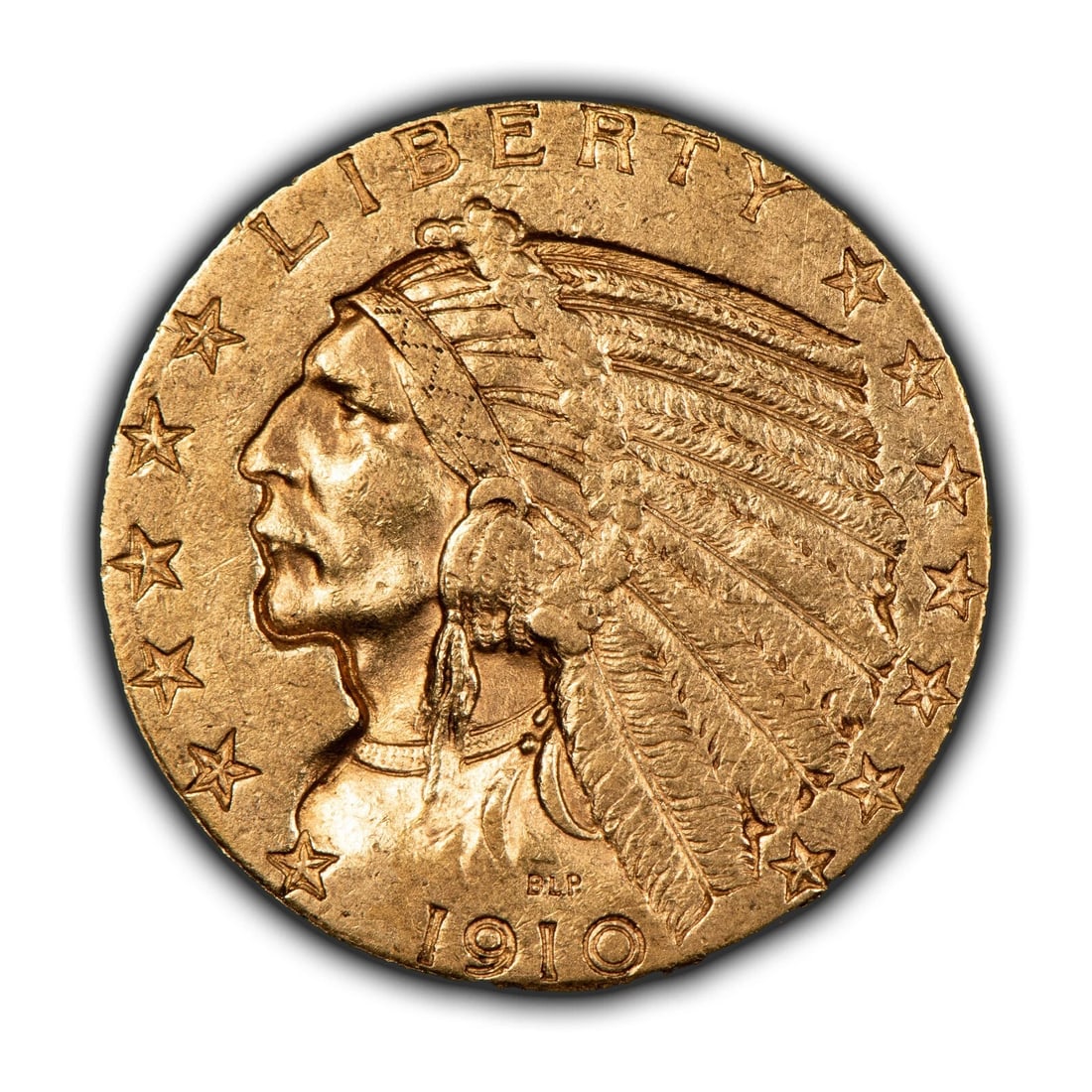 1910 G$5 INDIAN HEAD GOLD HALF EAGLE: 1910 G$5 Indian Head Gold Half Eagle Brand/Mint: U.S. Mint Year: 1910 Fineness: 0.9 Country of Origin: United States Accessories: None Accessories Notice: When purchasing pre-owned goods, please r