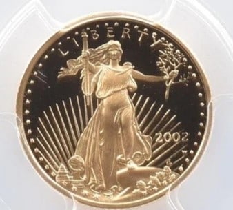 2002-W $5 AMERICAN GOLD EAGLE (1 of 2)
