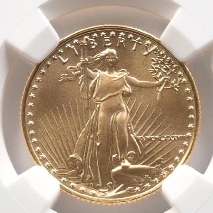 1987 $10 AMERICAN GOLD EAGLE (1 of 2)