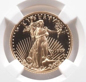 1999-W $10 AMERICAN GOLD EAGLE (1 of 2)
