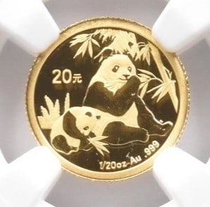 2007 CHINA 20 YUAN GOLD PANDA: 2007 China 20 Yuan Gold Panda Brand/Mint: None Year: 2007 Fineness: 0.999 Denomination: 20 Yuan Country of Origin: China Accessories: None Accessories Notice: When purchasing pre-owned goo