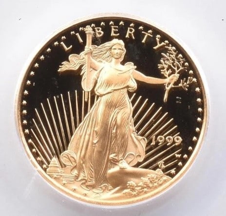1999-W $10 AMERICAN GOLD EAGLE (1 of 2)