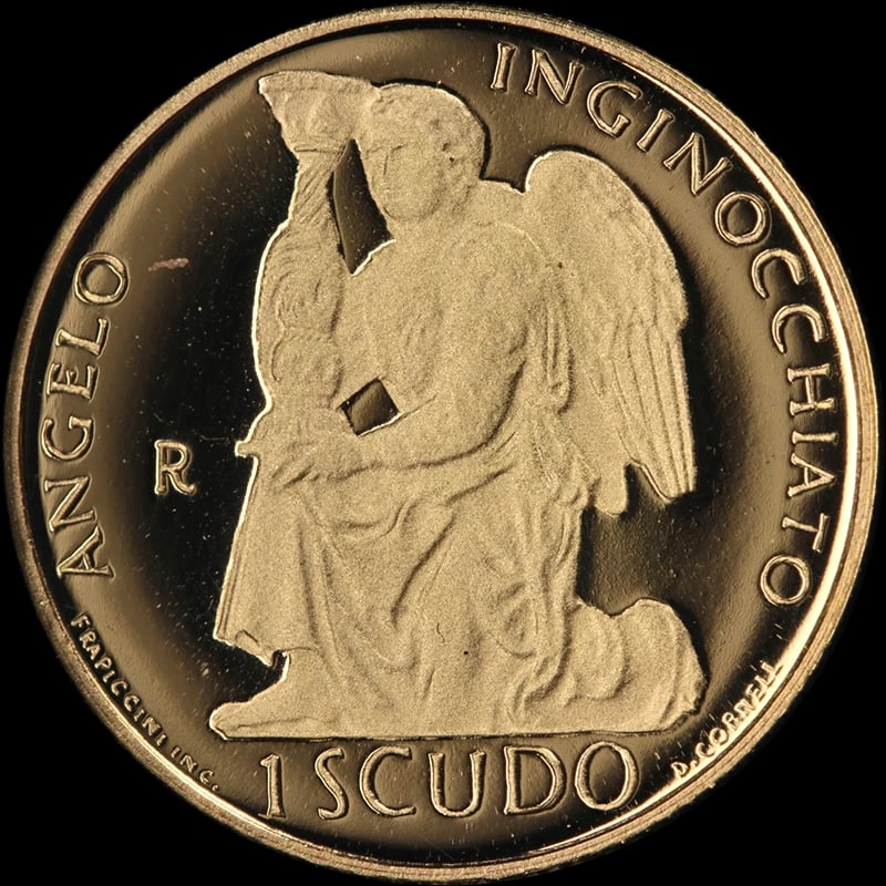 1997 SAN MARINO GOLD 1 SCUDO MICHELANGELO (1 of 2)
