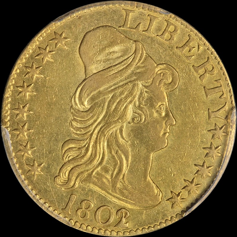 1802/1 CAPPED BUST GOLD $5 (1 of 2)