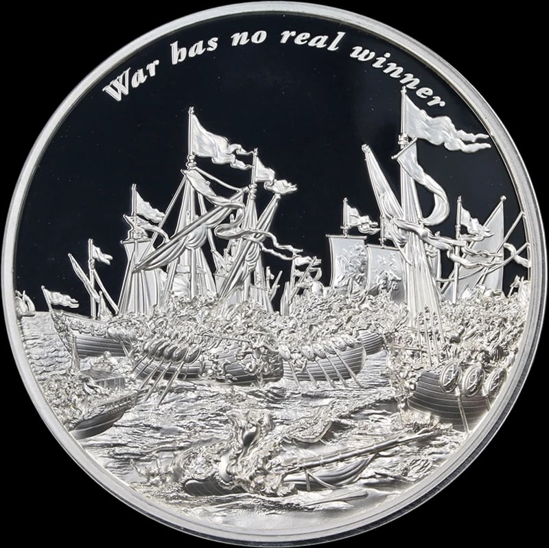 2025 GABON 5OZ SILVER 3000 FRANCS TIME (1 of 2)
