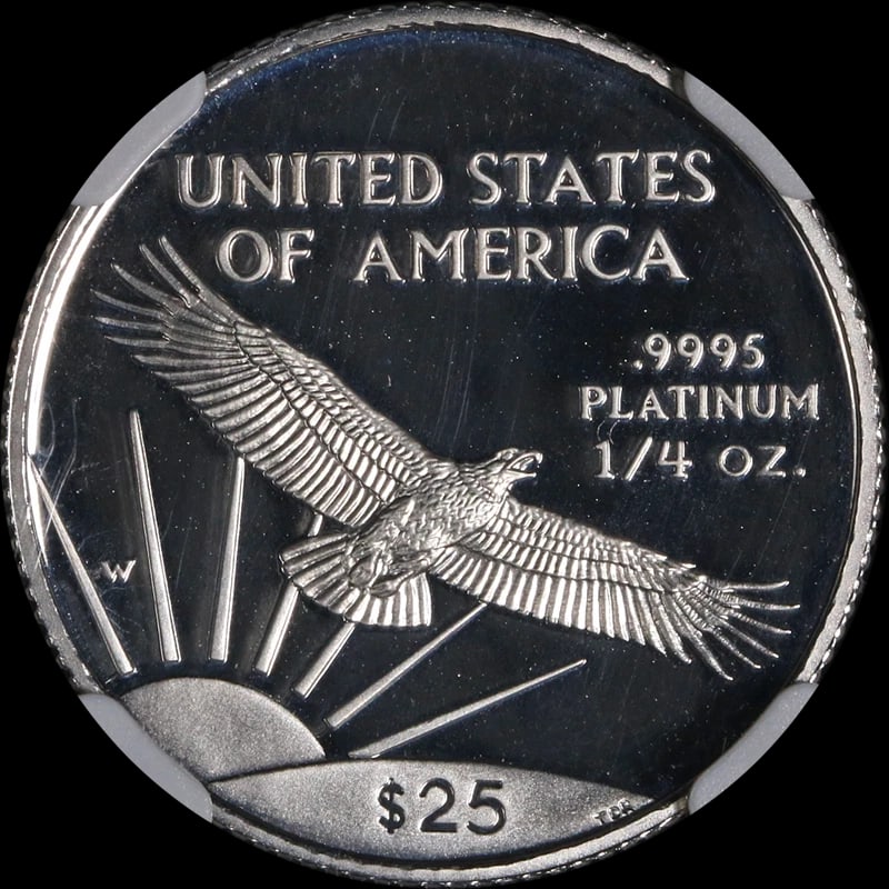1997-W PLATINUM AMERICAN EAGLE $25 - 2