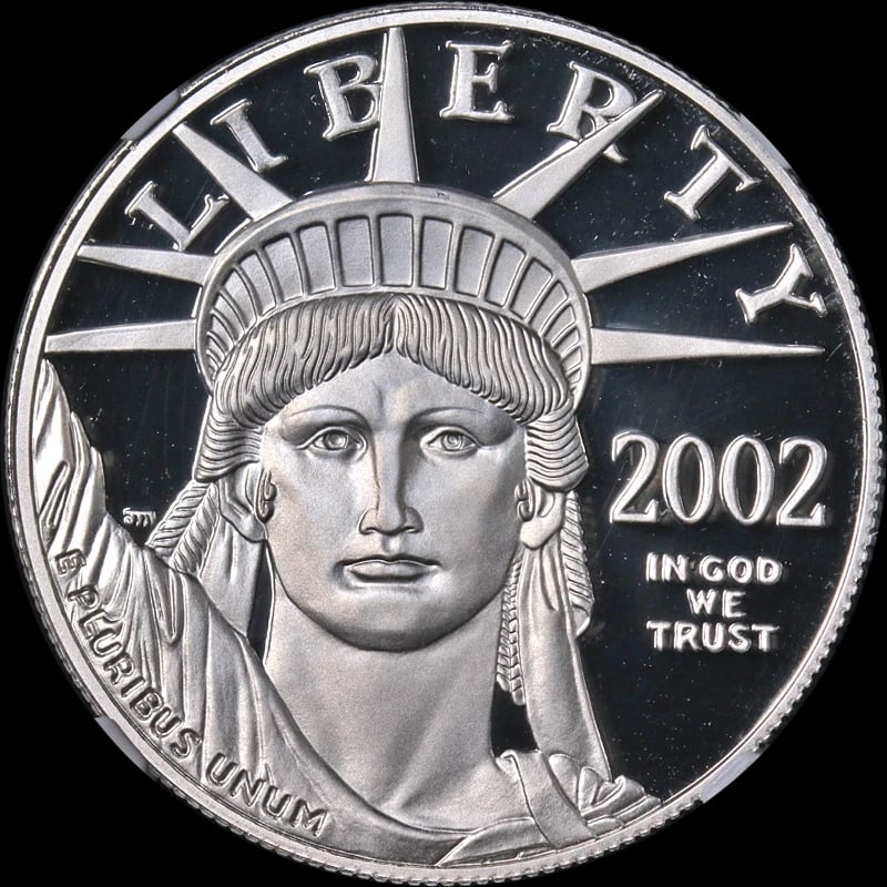 2002-W PLATINUM AMERICAN EAGLE (1 of 2)
