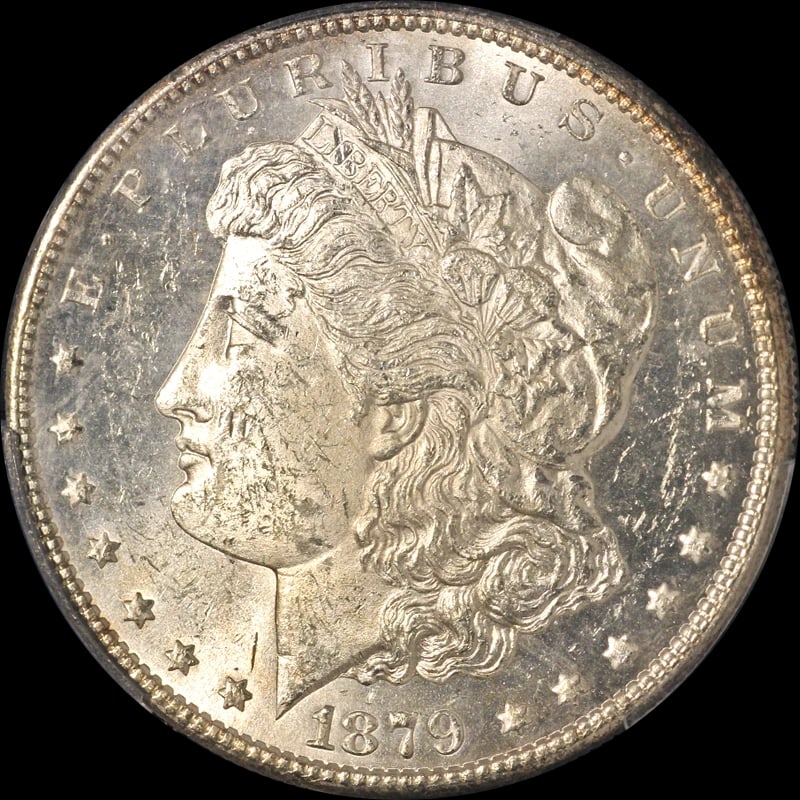 1879-S REV 78 MORGAN SILVER DOLLAR: 1879-S Rev 78 Morgan Silver Dollar Year: 1879 Fineness: 0.9 Composition: Silver Denomination: None Country of Origin: United States Accessories: None Accessories Notice: When purchasing pr