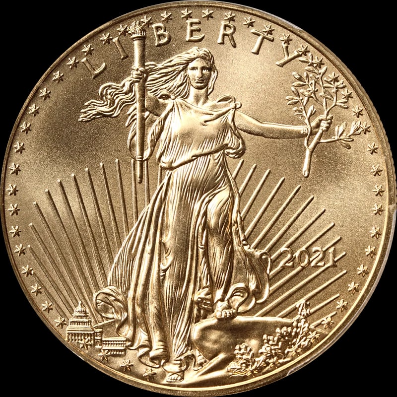 2021 GOLD AMERICAN EAGLE (1 of 2)