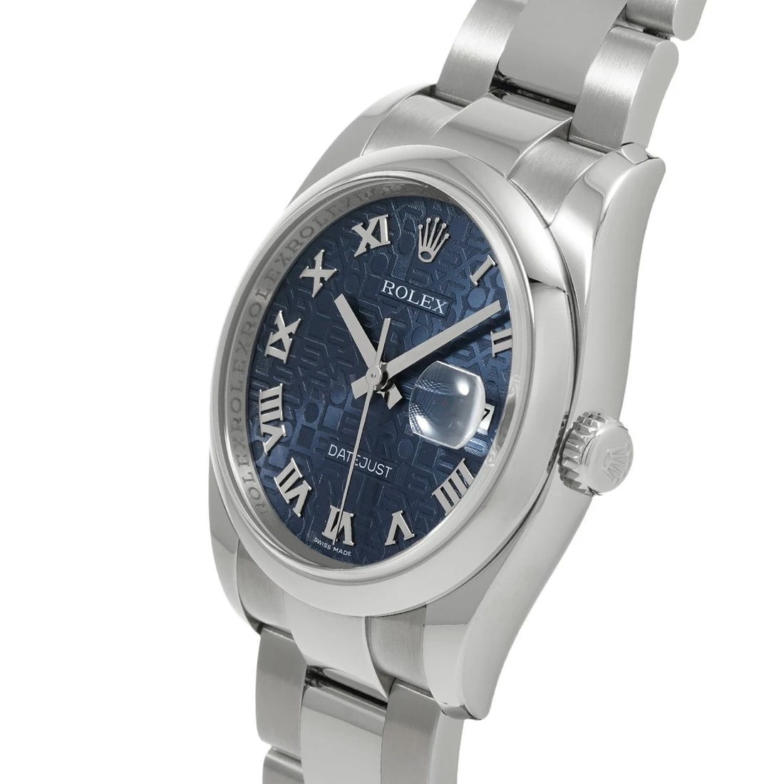 ROLEX DATEJUST BLUE COMPUTER WATCH - 2