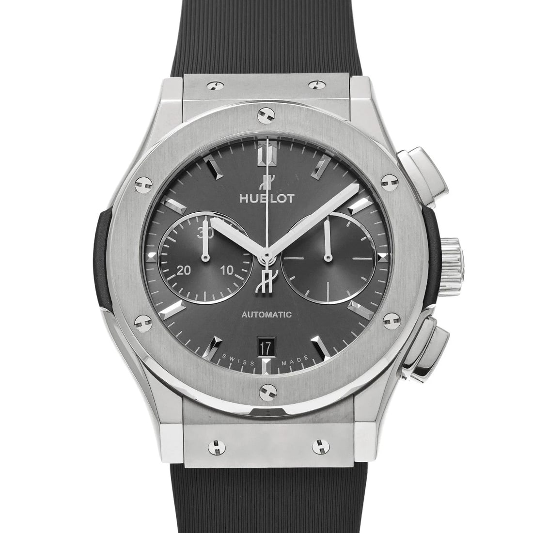 HUBLOT CLASSIC FUSION TITANIUM CHRONOGRAPH GRAY WATCH (1 of 4)