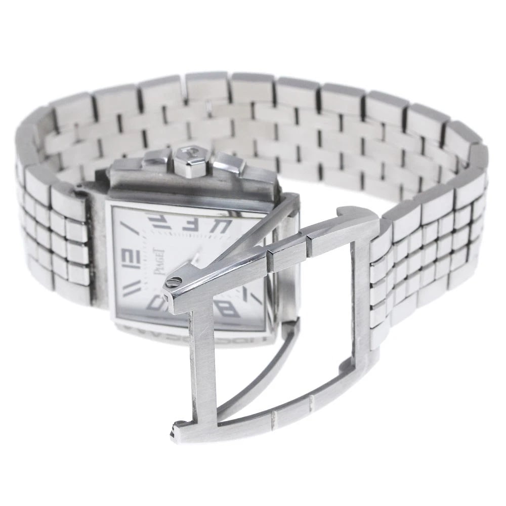 PIAGET DATE SILVER AUTOMATIC WATCH - 3