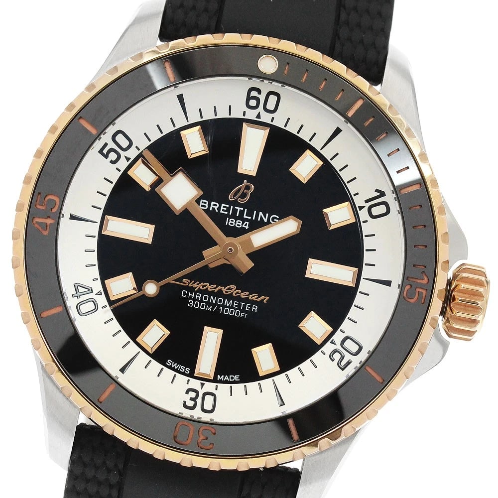 BREITLING SUPER OCEAN BEZEL AUTOMATIC WATCH (1 of 2)