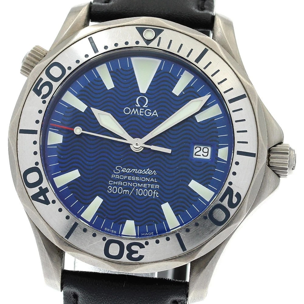 OMEGA SEAMASTER PROFESSIONAL BLUE DIAL AUTOMATIC WATCH (1 of 4)
