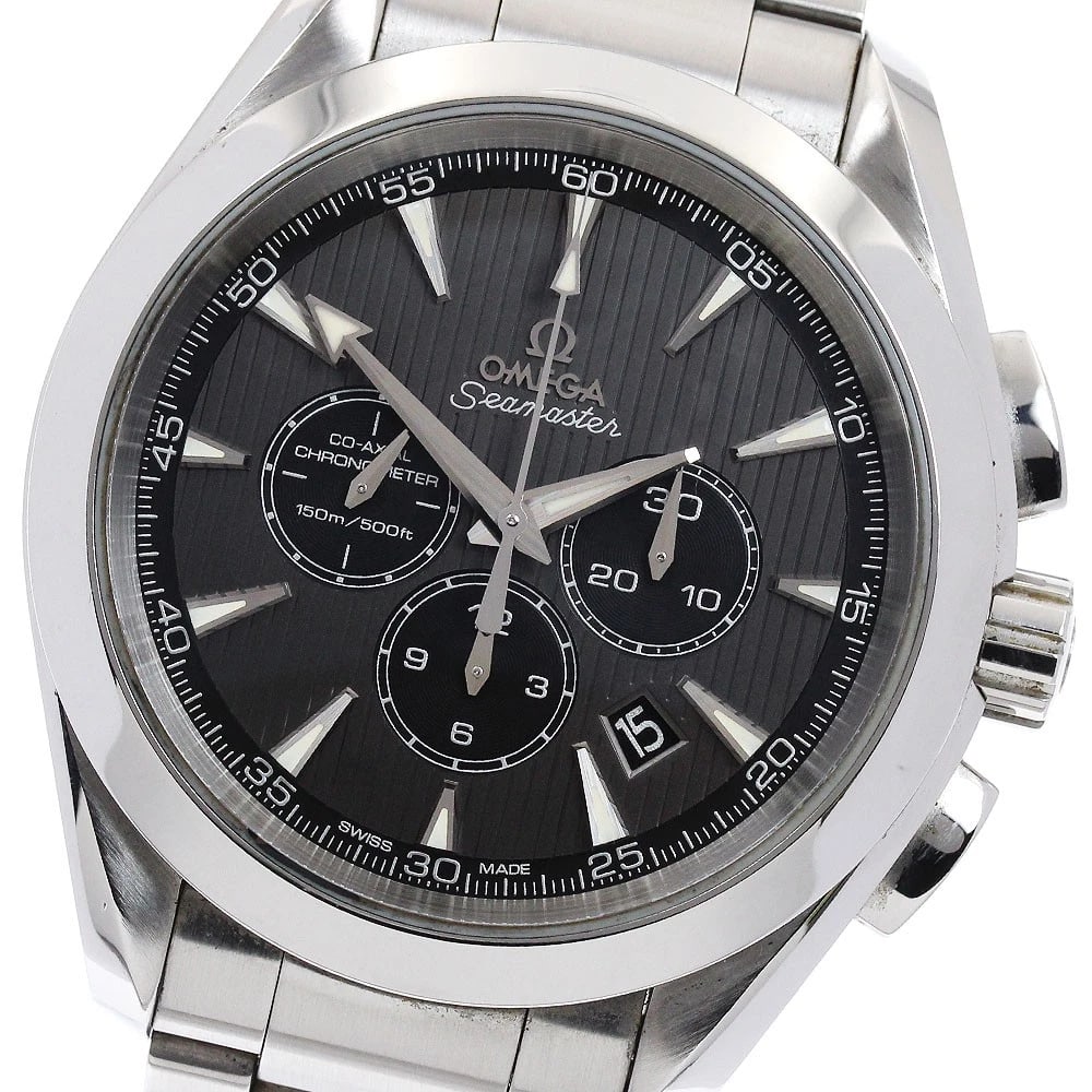 OMEGA SEAMASTER AQUA TERRA AUTOMATIC WATCH: OMEGA Seamaster Aqua Terra Automatic Watch Brand: OMEGA Type: Wristwatch Material: Band Material Stainless Steel, Case Material Stainless Steel / Stainless Steel Color: Band Color Silver, Dial