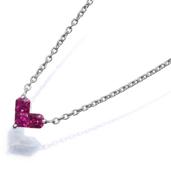 STAR JEWELRY NECKLACE RUBY (1 of 2)