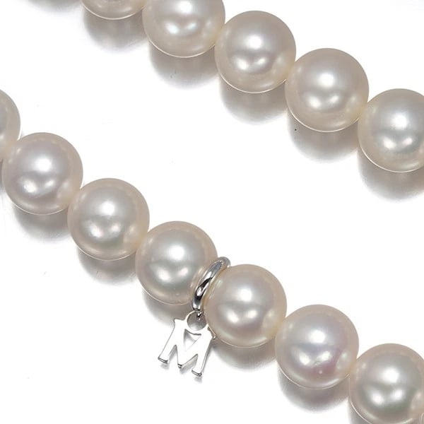 MIKIMOTO NECKLACE AKOYA PEARL 18K 750 WHITE GOLD (1 of 3)