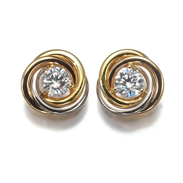 CARTIER EARRINGS DIAMOND TRINITY 3COLOR (1 of 3)