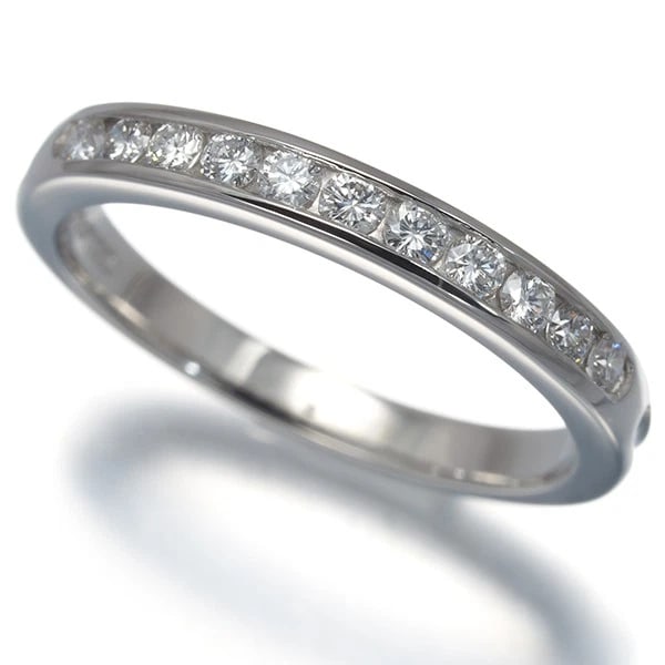 TIFFANY&CO. RING DIAMOND CHANNEL SET HALF ETERNITY (1 of 3)