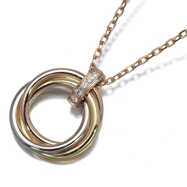 CARTIER NECKLACE DIAMOND TRINITY 3COLOR (1 of 2)