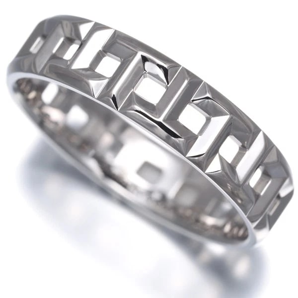 TIFFANY&CO. RING T TRUE WIDE 18K 750 WHITE GOLD (1 of 2)