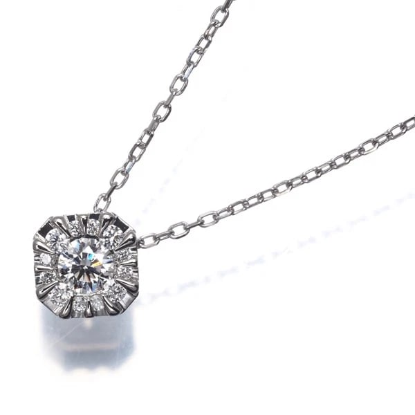 VENDOME NECKLACE DIAMOND: VENDOME Necklace Diamond Brand: VENDOME Type: Necklace Material: 950 / 850 / Platinum Color: Platinum Size: [Size] Necklace length: 36 / 40cm Adjustable to short length with an extender.