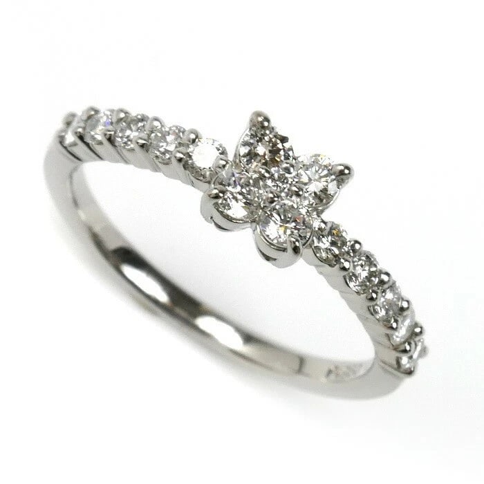 VENDOME AOYAMA COROLLA DIAMOND RING PT950 (1 of 4)