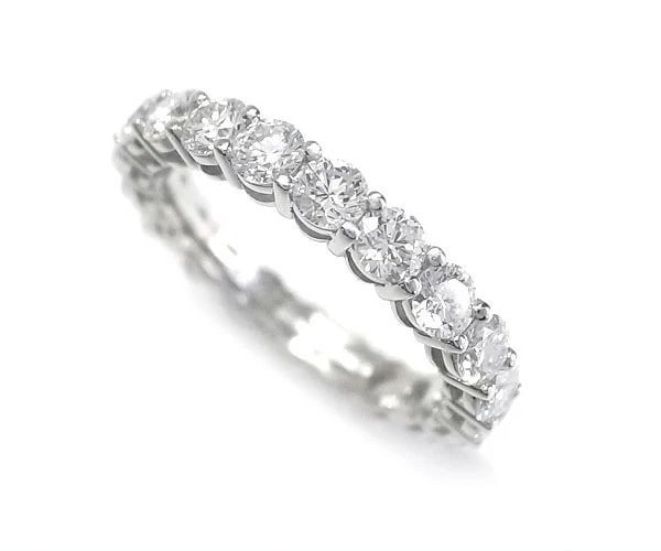 TIFFANY & CO. EMBRACE FULL ETERNITY DIAMOND BAND RING (1 of 2)