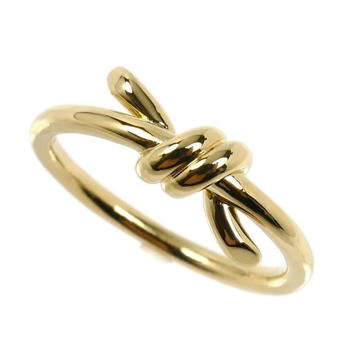 TIFFANY & CO KNOT RING 18K YELLOW GOLD (1 of 4)
