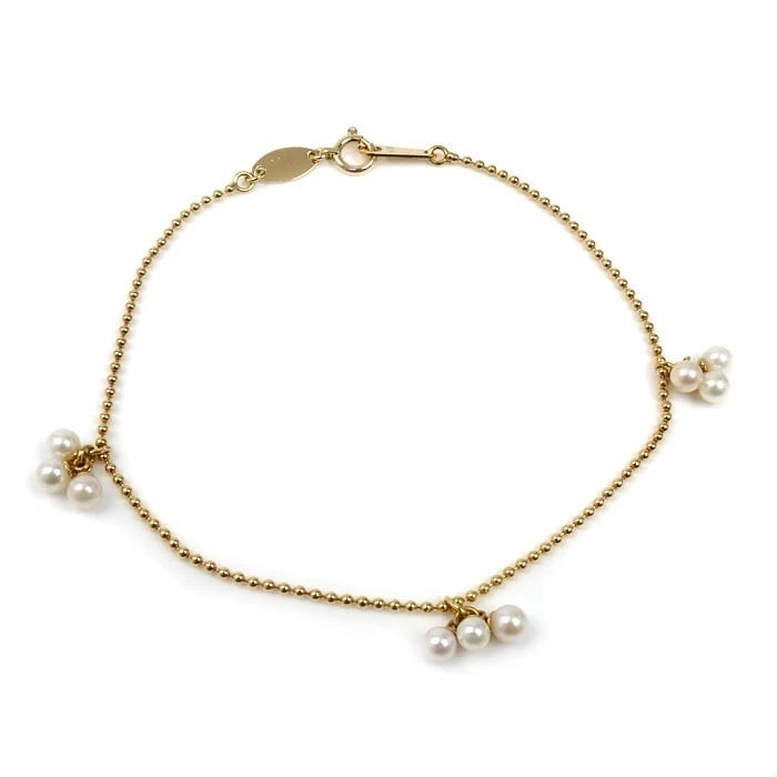 COURREGES PEARL BRACELET K18YG YELLOW GOLD (1 of 4)