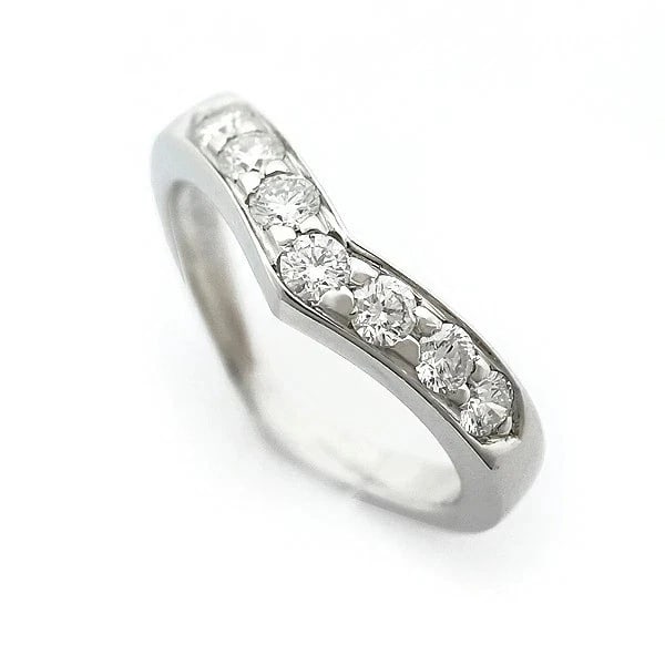 TIFFANY & CO. V BAND DIAMOND RING (1 of 3)