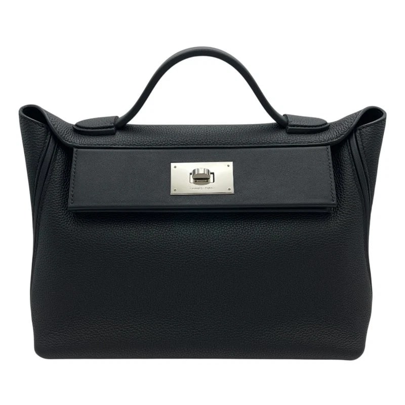HERMES SAC VIN QUATRE 29 HANDBAG: HERMES sac vin quatre 29 Handbag Brand: HERMES Type: Handbag Material: Togo Color: Black SVHardware Size: W11.4 x H7.9x D5.1inch Accessories: None Accessories Notice: When purchasing