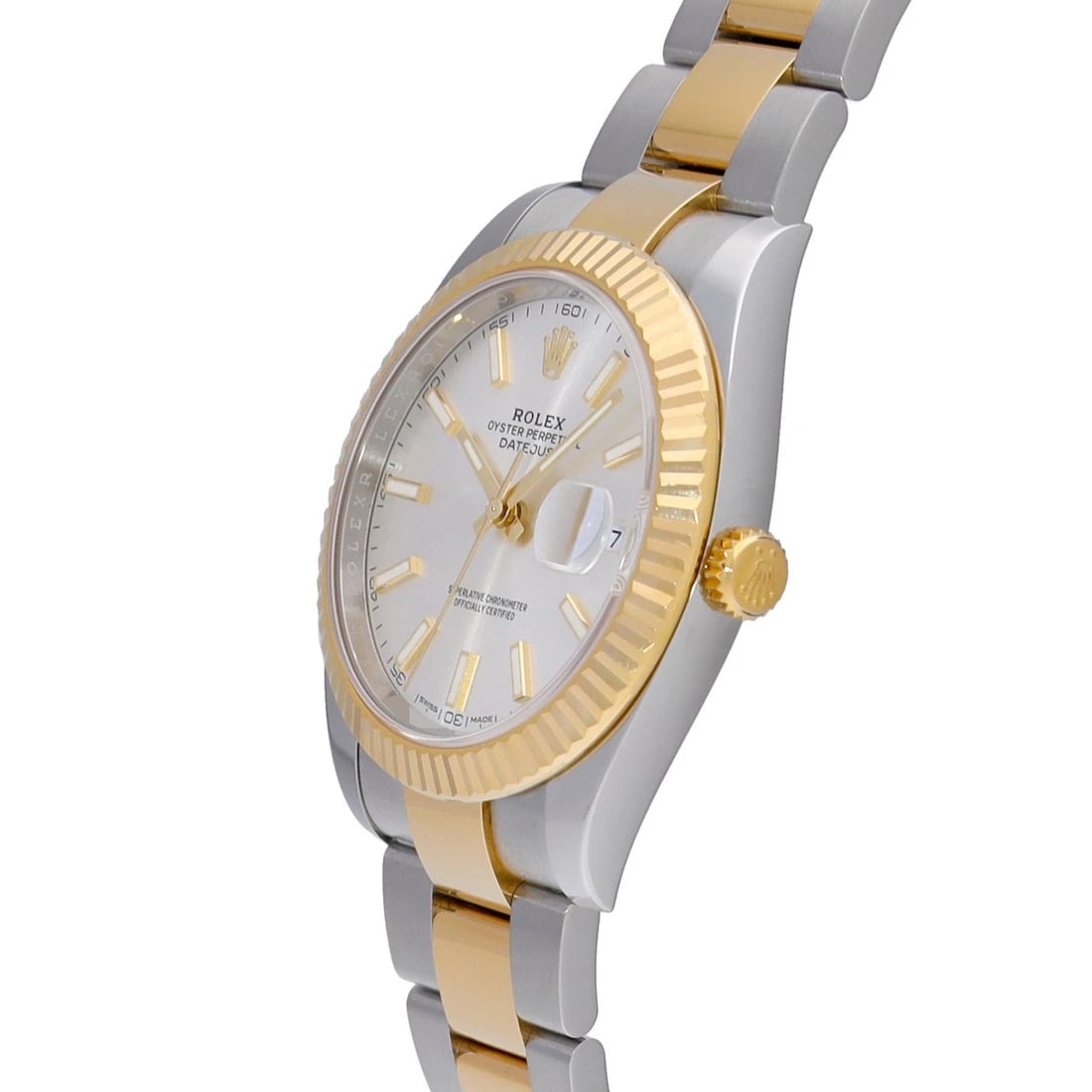 ROLEX DATEJUST SILVER WATCH - 2