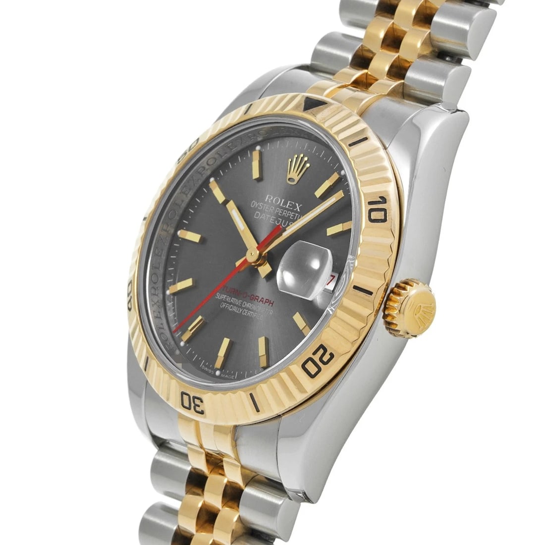 ROLEX DATEJUST GRAY WATCH - 2