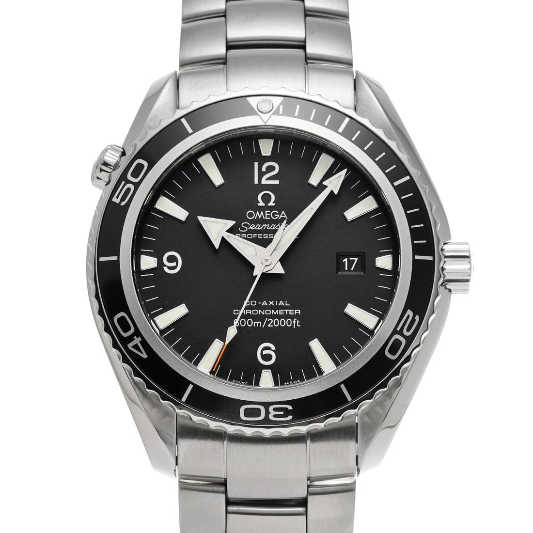 OMEGA SEAMASTER PLANET OCEAN CO AXIAL BLACK WATCH: OMEGA Seamaster Planet Ocean Co axial black WATCH Brand: OMEGA Type: Wristwatch Material: Band Material Stainless steel, Case Material Stainless steel Color: Dial Color black Size: ??Case?