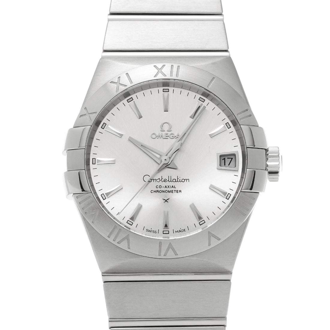 OMEGA CONSTELLATION CO AXIAL SILVER WATCH (1 of 4)