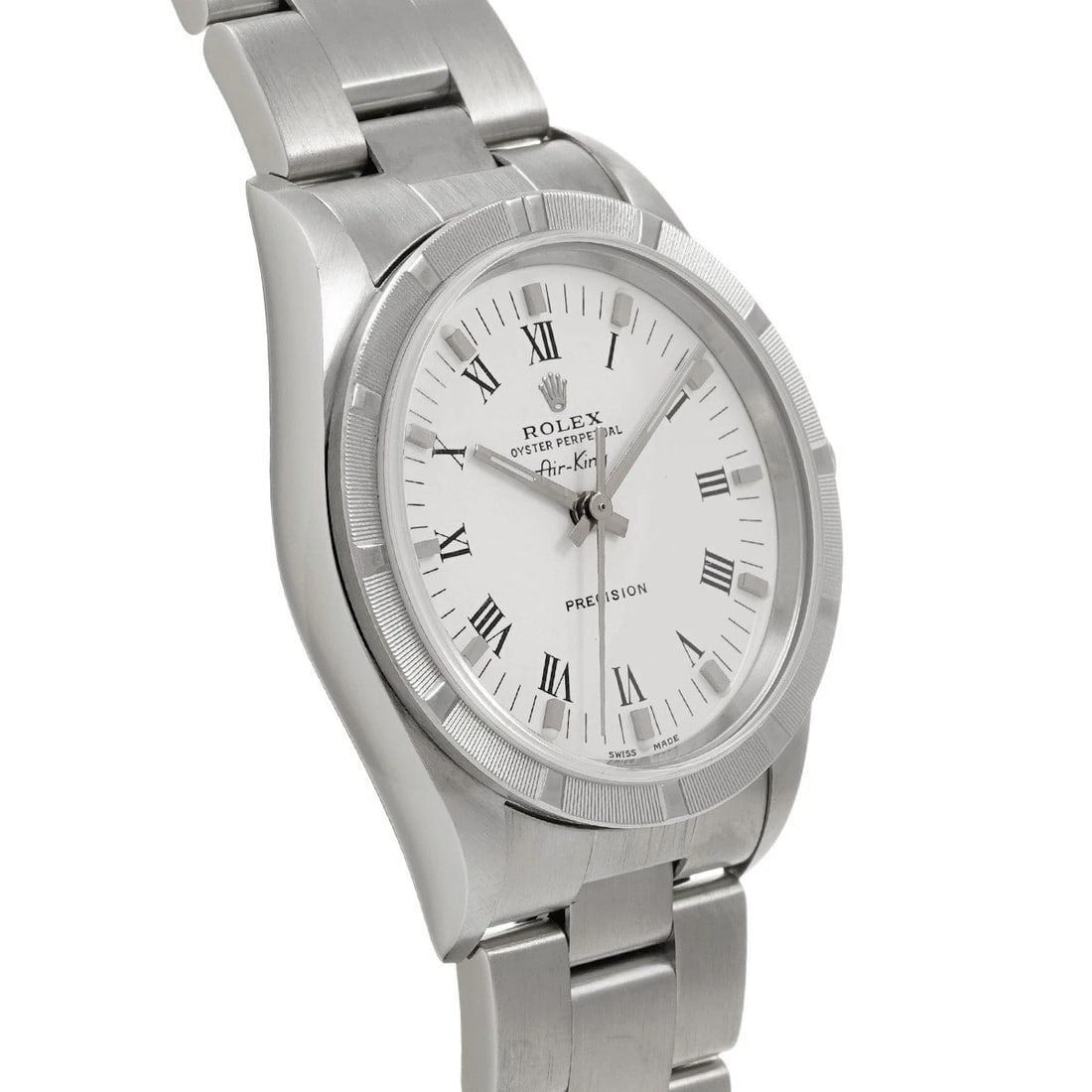 ROLEX AIR KING WHITE WATCH - 3