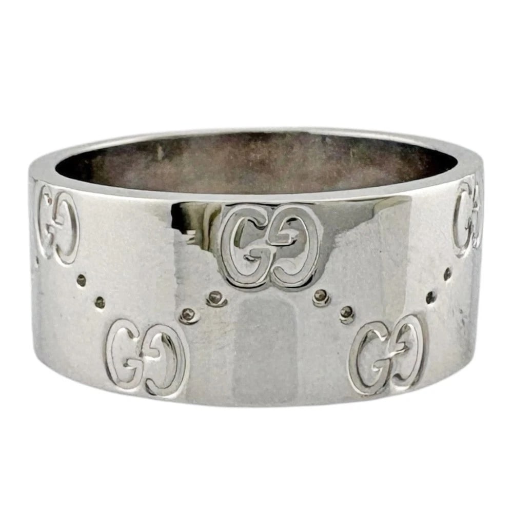 GUCCI RING K18 WHITE GOLD - 3