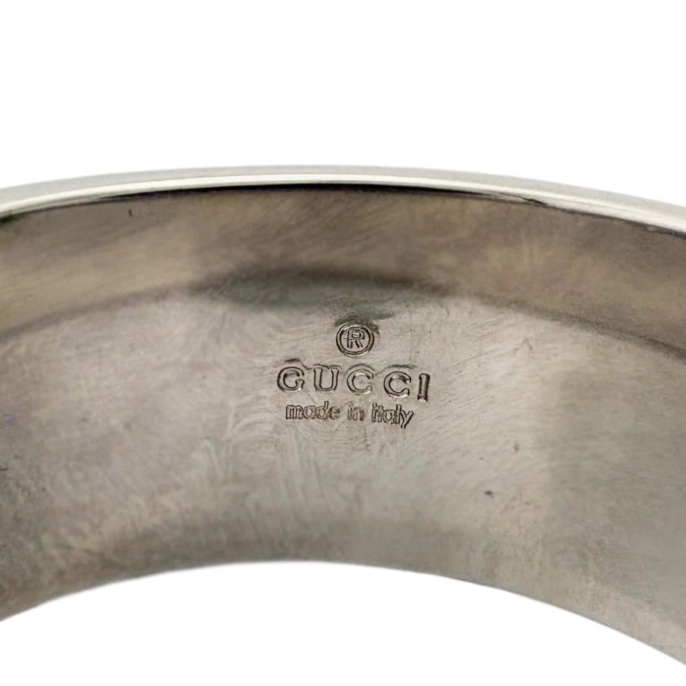 GUCCI RING K18 WHITE GOLD - 4