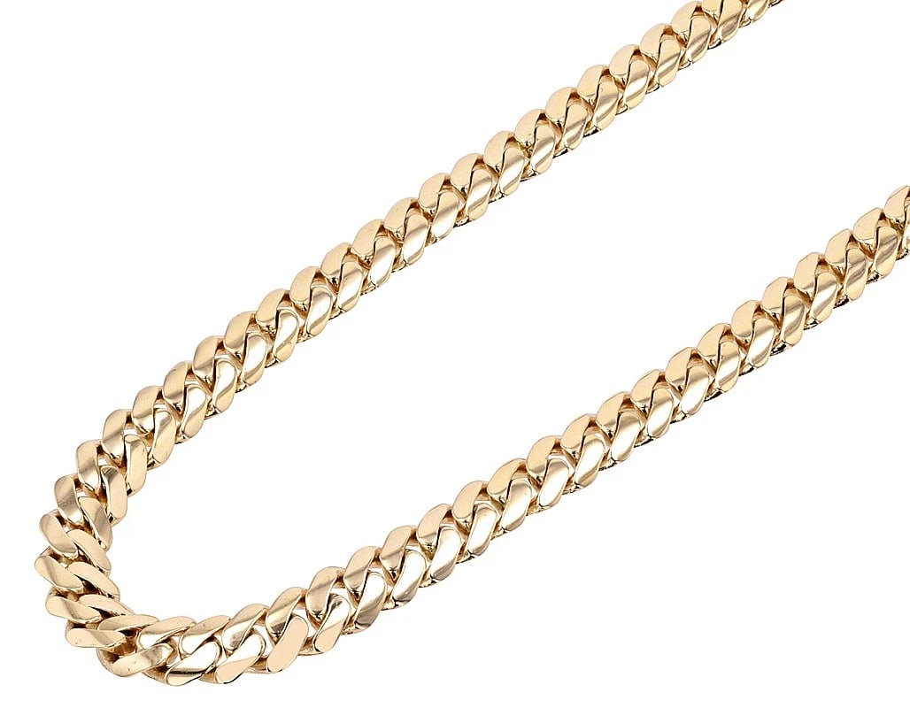 CURB SOLID MIAMI CUBAN LINK CHAIN NECKLACE (1 of 3)