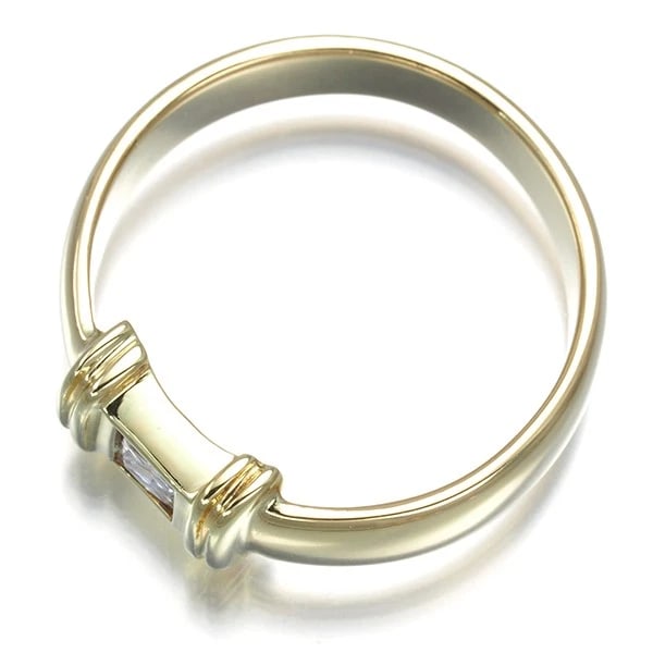 TIFFANY&CO. RING DIAMOND STACKING SQUARE - 3