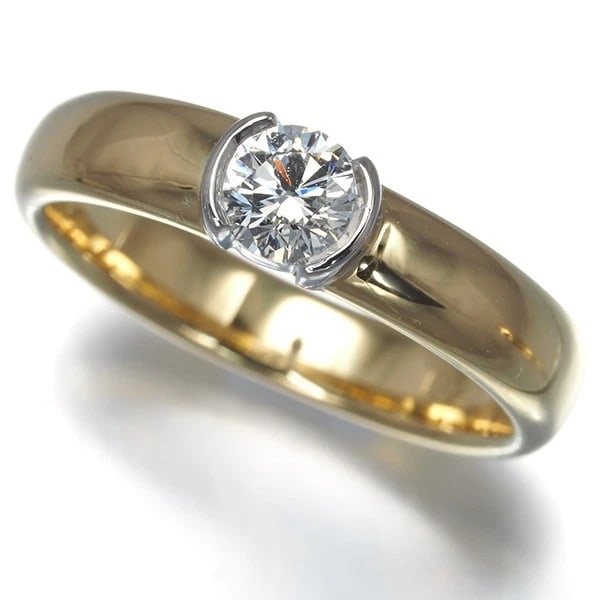 TIFFANY&CO. RING DIAMOND DOTS SOLITAIRE: Tiffany&Co. Ring Diamond Dots Solitaire Brand: Tiffany & Co. Type: Ring Material: 18K / 750 / Yellow Gold 950 / Platinum Main Stone/Creation Natural Color: Yellow GoldPlatinum Size: US6-6.25 