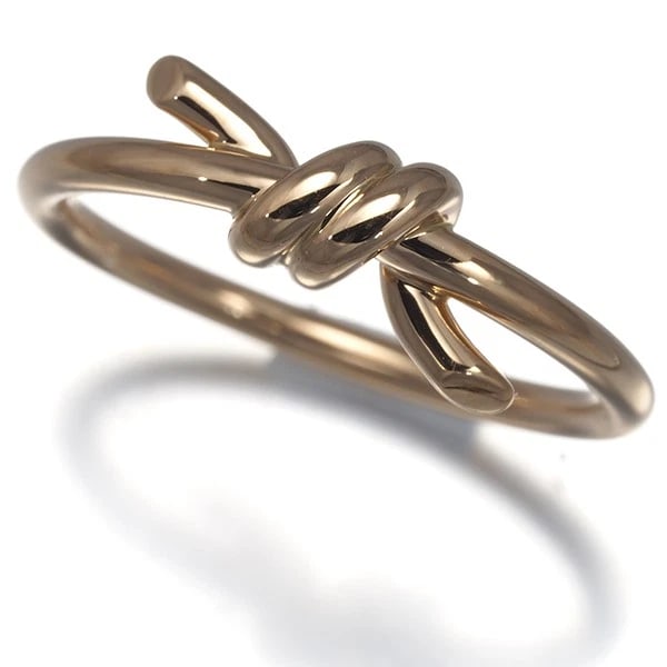 TIFFANY&CO. RING KNOT 18K 750 ROSE GOLD: Tiffany&Co. Ring Knot 18K 750 Rose Gold Brand: Tiffany & Co. Type: Ring Material: 18K / 750 / Rose Gold Color: Rose Gold Size: US6.5-6.75 Accessories: None Accessories Notice: When purchasing