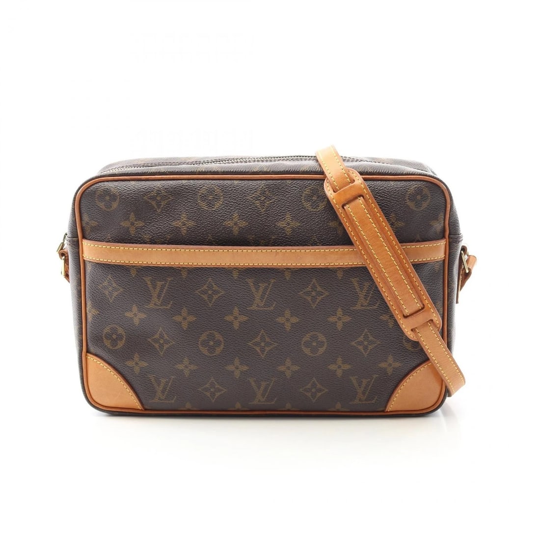 LOUIS VUITTON TROCADERO 30 CROSSBODY SHOULDER BAG: LOUIS VUITTON Trocadero 30 Crossbody Shoulder Bag Brand: LOUIS VUITTON Type: Shoulder Bag Material: Exterior Material PVC coated canvas Color: Exterior Color Brown Size: H:19cm x W:29cm x D:7.5cm (H:7