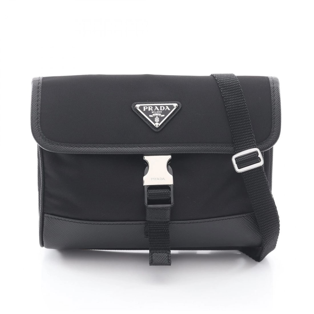 PRADA RE-NYLON TESSUTO+SAFFIANO SHOULDER BAG (1 of 5)