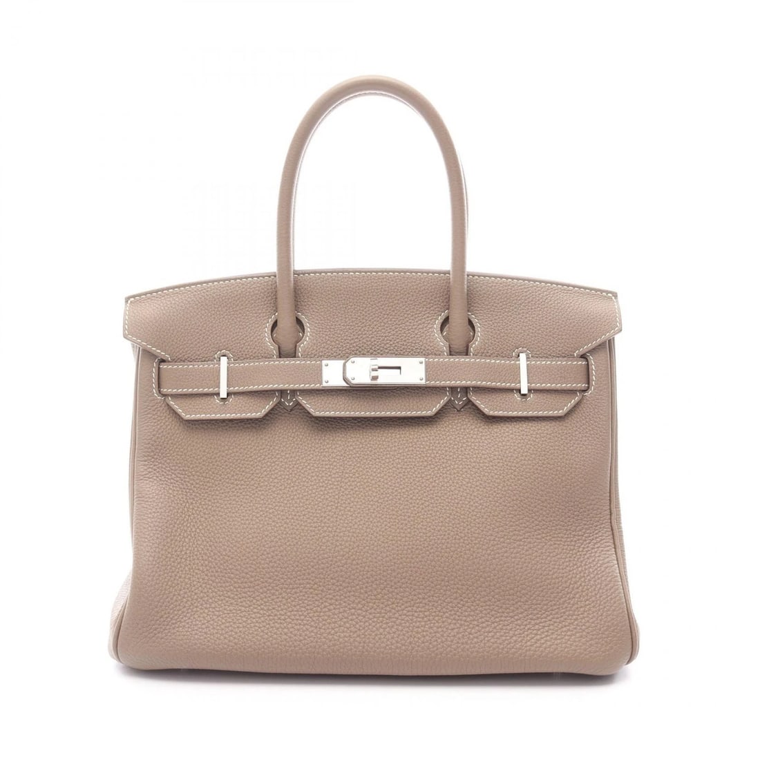 HERMES BIRKIN 30 HANDBAG A TOGO LEATHER: HERMES Birkin 30 Handbag A Togo leather Brand: HERMES Type: Handbag Material: Exterior Material leather Color: Exterior Color Gray Size: H:24cm x W:30cm x D:15cm (H:9.4" x W:11.8" x D:5.9")
