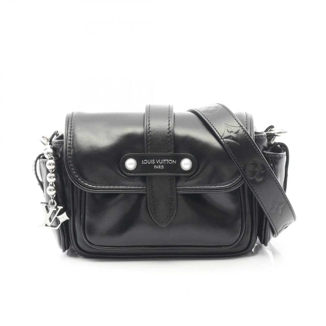 LOUIS VUITTON CARGO WEARABLE WALLET SHOULDER CROSSBODY BAG: LOUIS VUITTON Cargo Wearable Wallet Shoulder crossbody Bag Brand: LOUIS VUITTON Type: Shoulder Bag Material: Exterior Material leather Color: Exterior Color Black??ish colors Size: H:12.5cm x