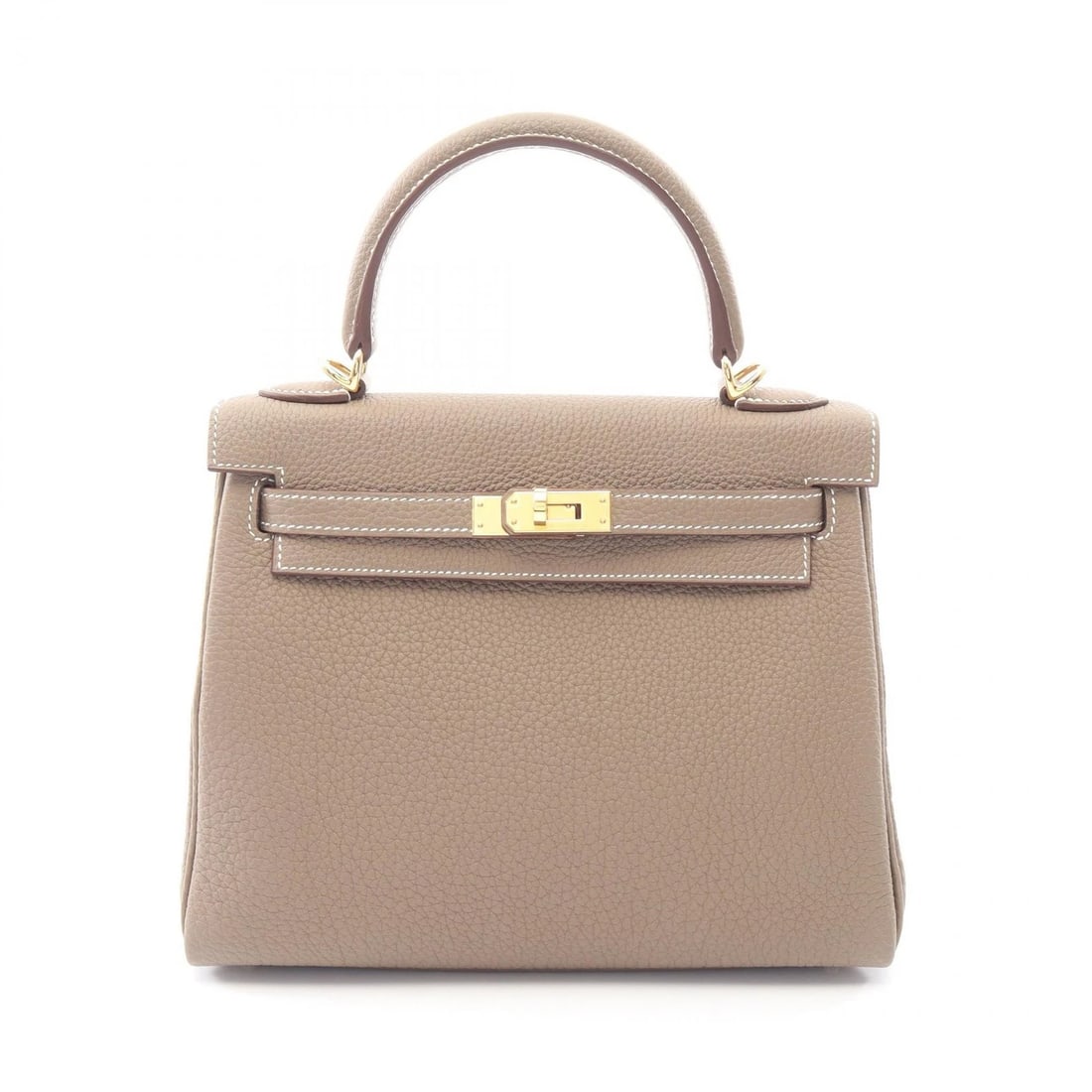 HERMES KELLY 25 SHOULDER HANDBAG CLEMENCE LEATHER (1 of 5)